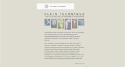 Desktop Screenshot of kleintechnique.com